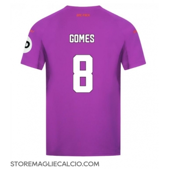 Wolves Joao Gomes #8 Maglia Gara Terza Repliche 2024-25